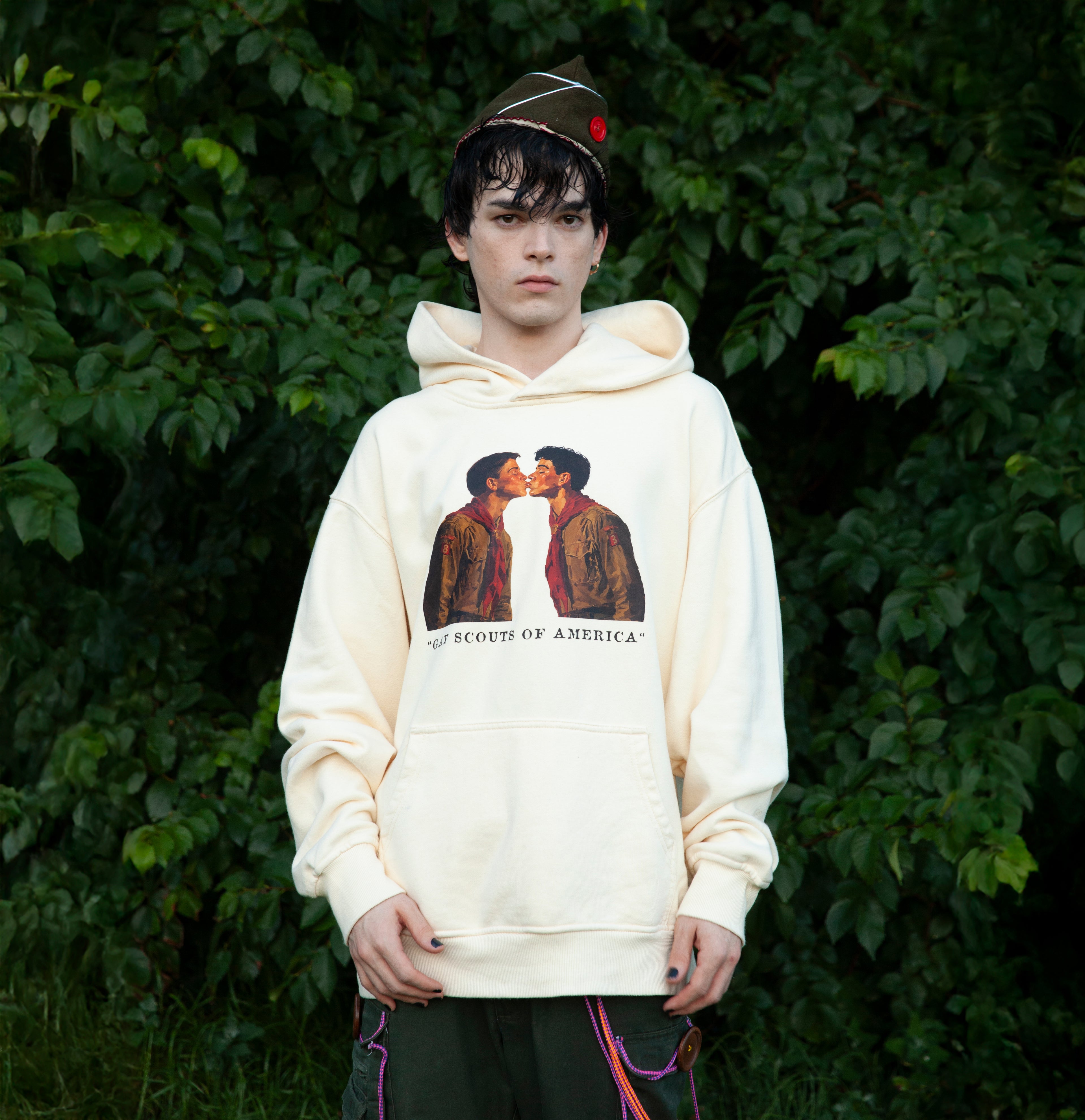 Gay Scouts of America Hoodie - Off-White