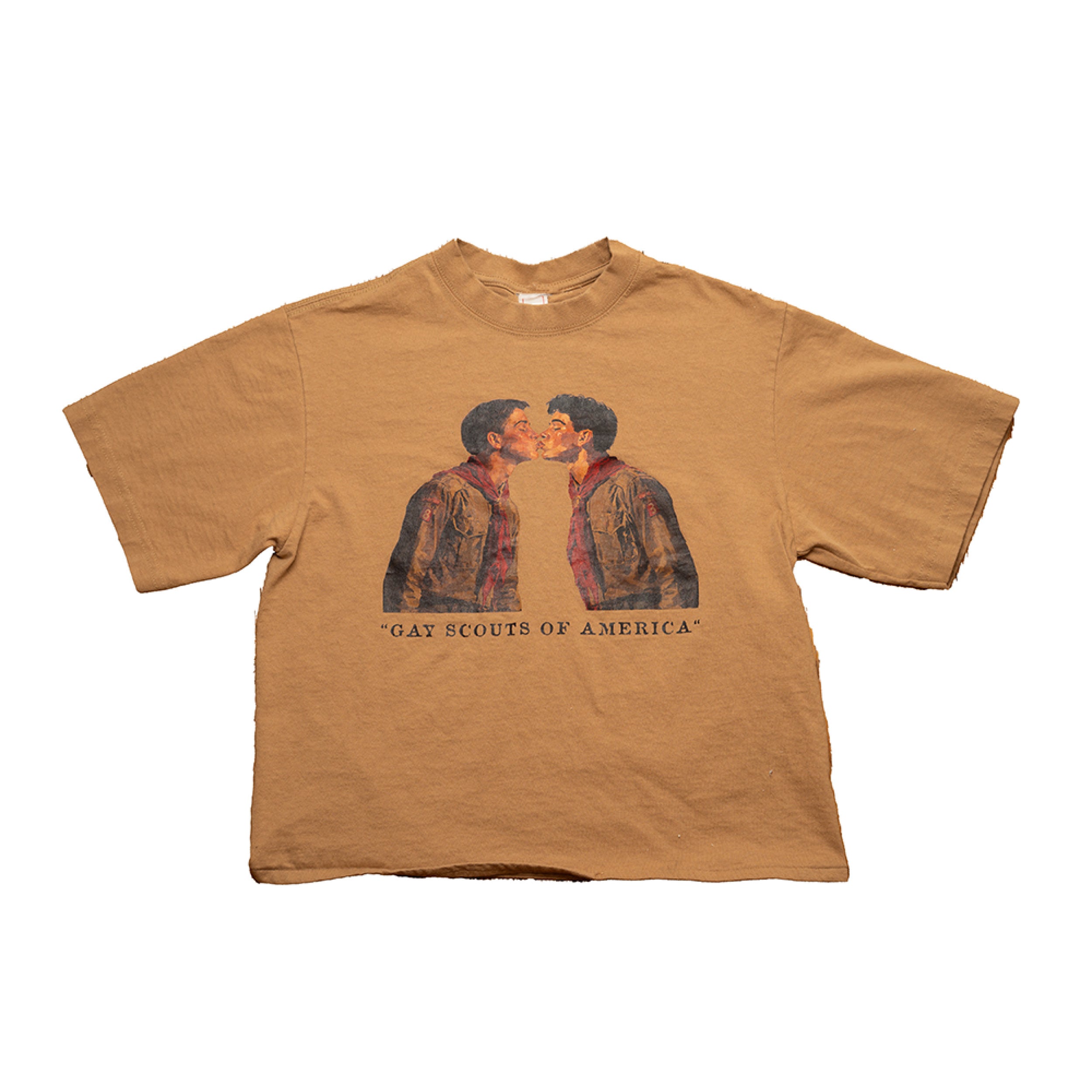 Gay Scouts of America T-Shirt - Khaki